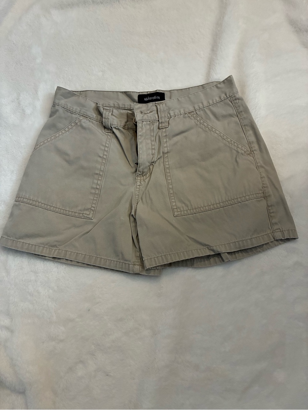 Xhilaration Beige Utility Pocket Shorts